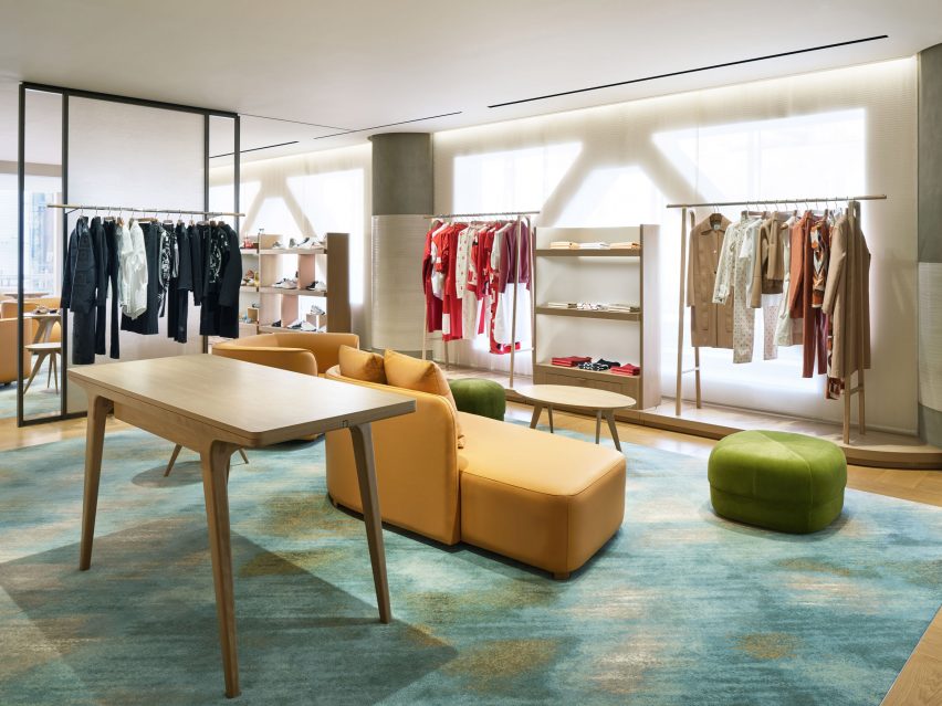 The interiors of Hermès Omotesando by RDAI
