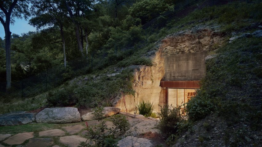 Entrance of Hill Country Wine Cave by Clayton Korte