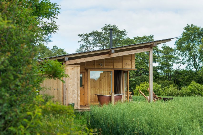 A wooden cabin in England by Out of the Valley