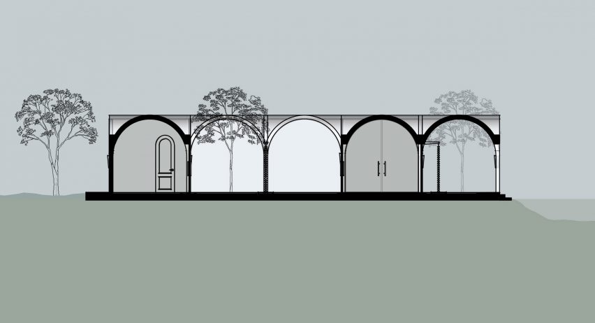 A cross-section