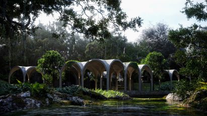 House of Four Gardens by Marc Thorpe would be in Savannah, Georgia