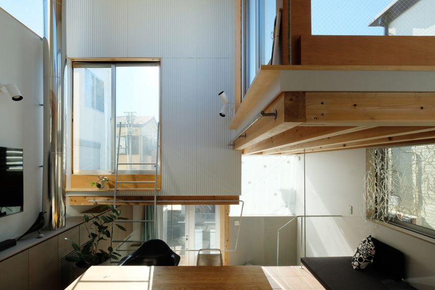 Stacked-box house in Tokyo