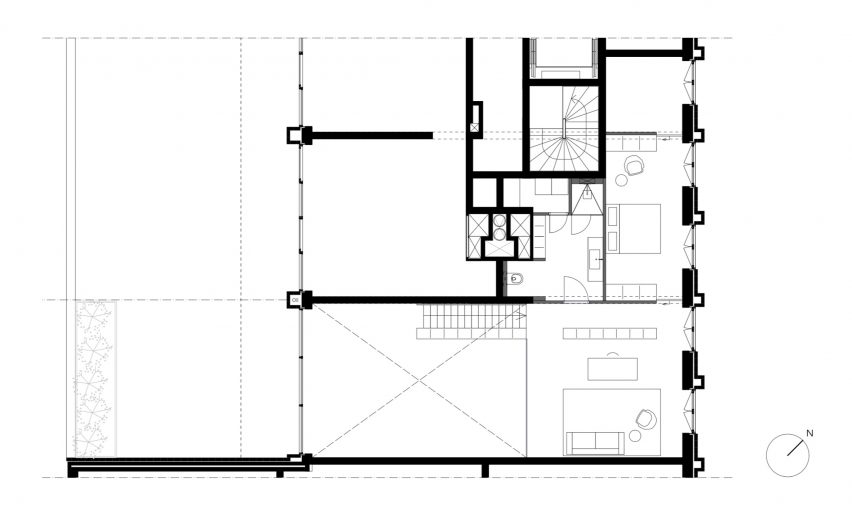 Plans for Home of the Arts apartment in Amsterdam