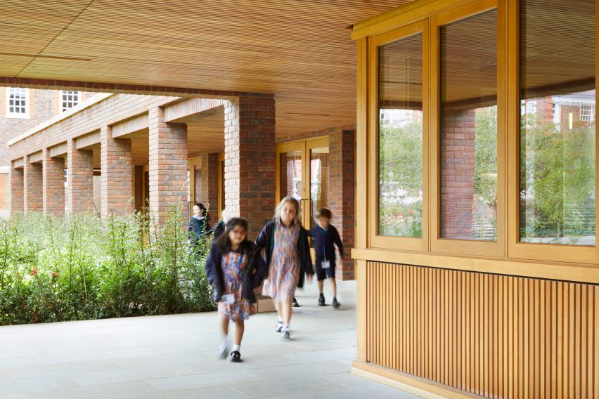 Ibstock Place School Refectory in Roehampton by Maccreanor Lavington
