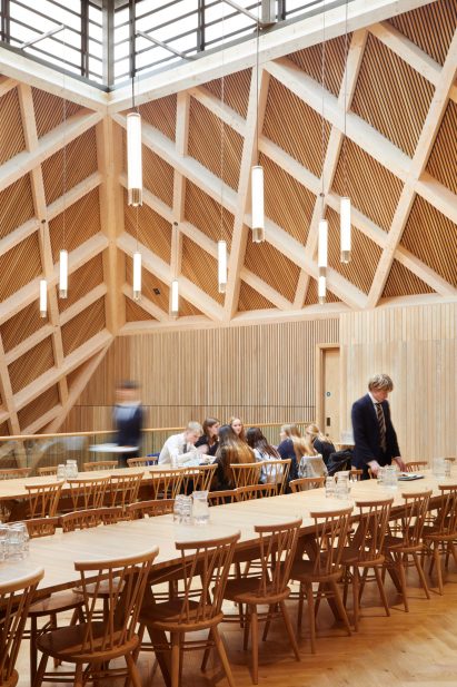 Sixth form dining area