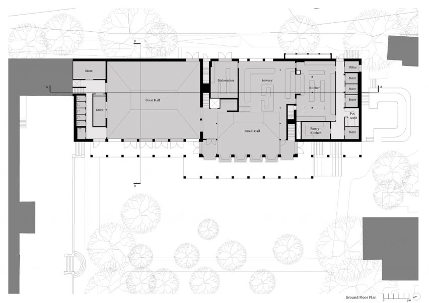 Ibstock Place School Refectory in Roehampton by Maccreanor Lavington