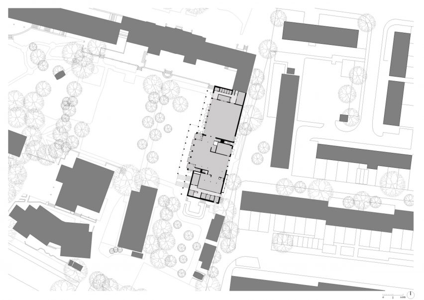 Ibstock Place School Refectory in Roehampton by Maccreanor Lavington