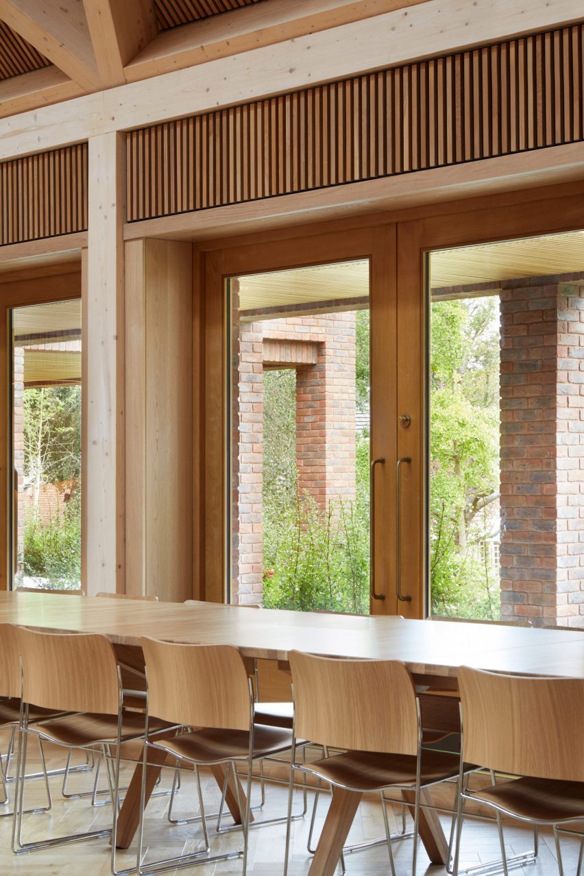 Ibstock Place School Refectory in Roehampton by Maccreanor Lavington