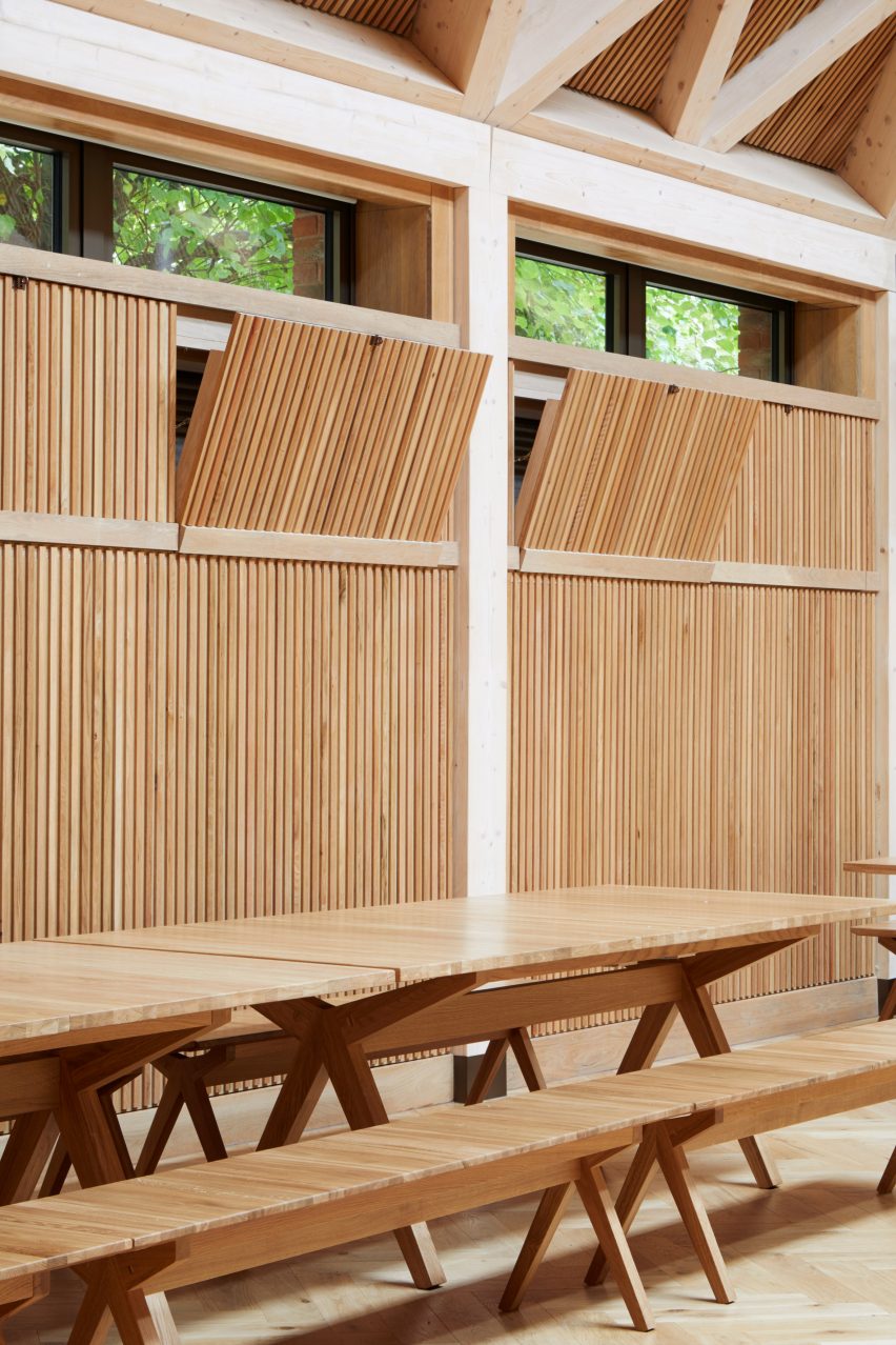Ibstock Place School Refectory in Roehampton by Maccreanor Lavington