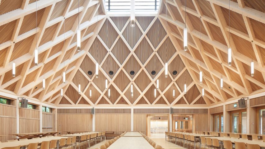 Ibstock Place School Refectory in Roehampton by Maccreanor Lavington
