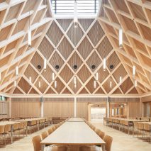 Ibstock Place School Refectory in Roehampton by Maccreanor Lavington