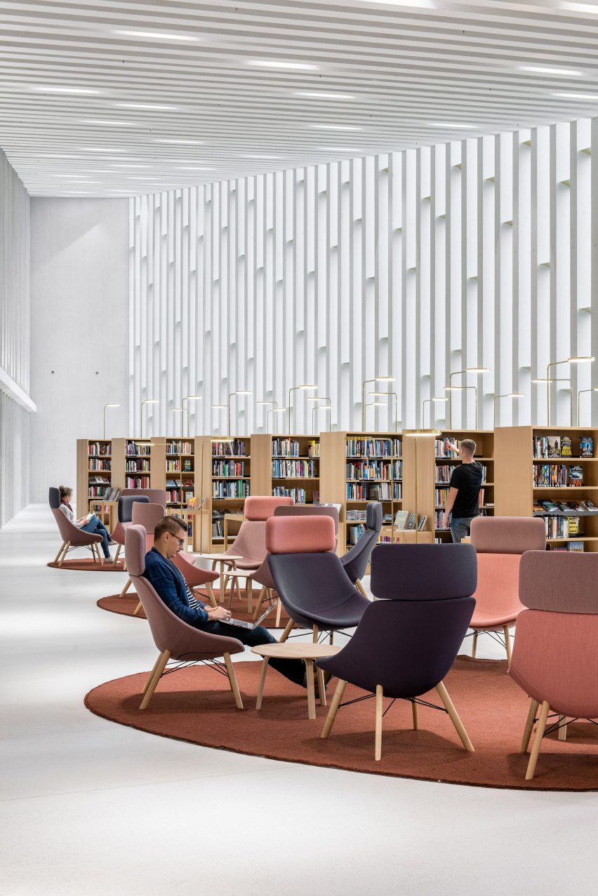 Kirkkonummi library by JKMM Architects plans