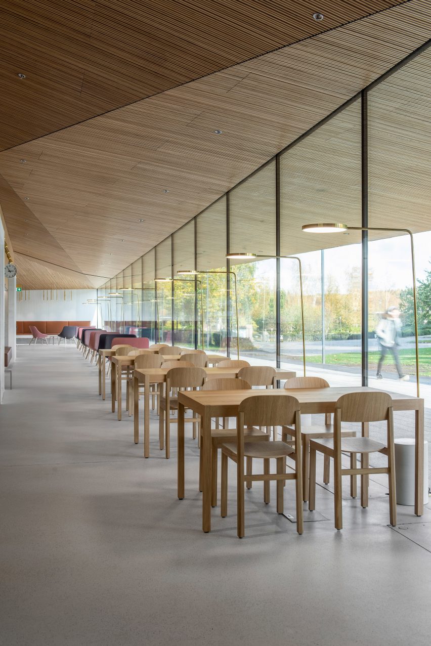 Kirkkonummi library by JKMM Architects plans