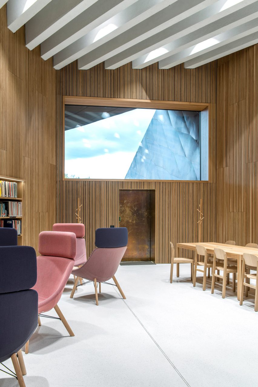 Kirkkonummi library by JKMM Architects plans