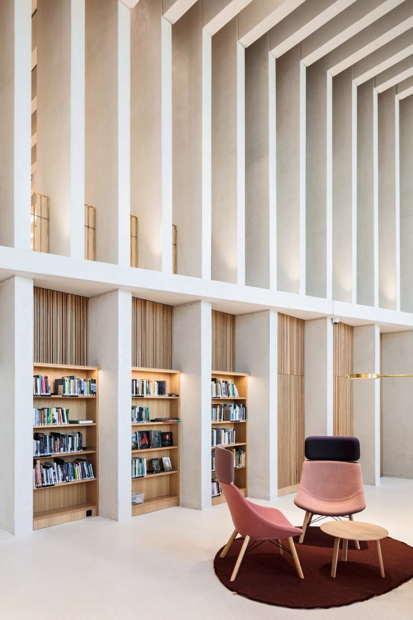 Kirkkonummi library by JKMM Architects plans