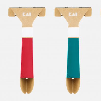 Paper disposable razor by Kai