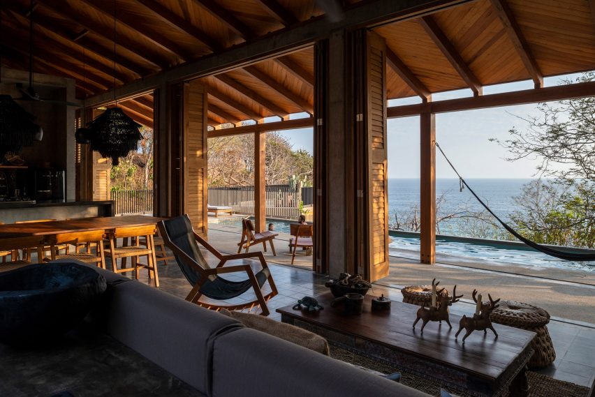 Sea-views from the swimming pool