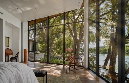 The main bedroom of The Ski Slope Residence