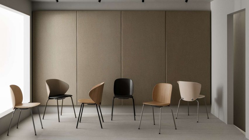 Trioo chairs by Johannes Foersom and Peter Hiort-Lorenzen for Lammhults