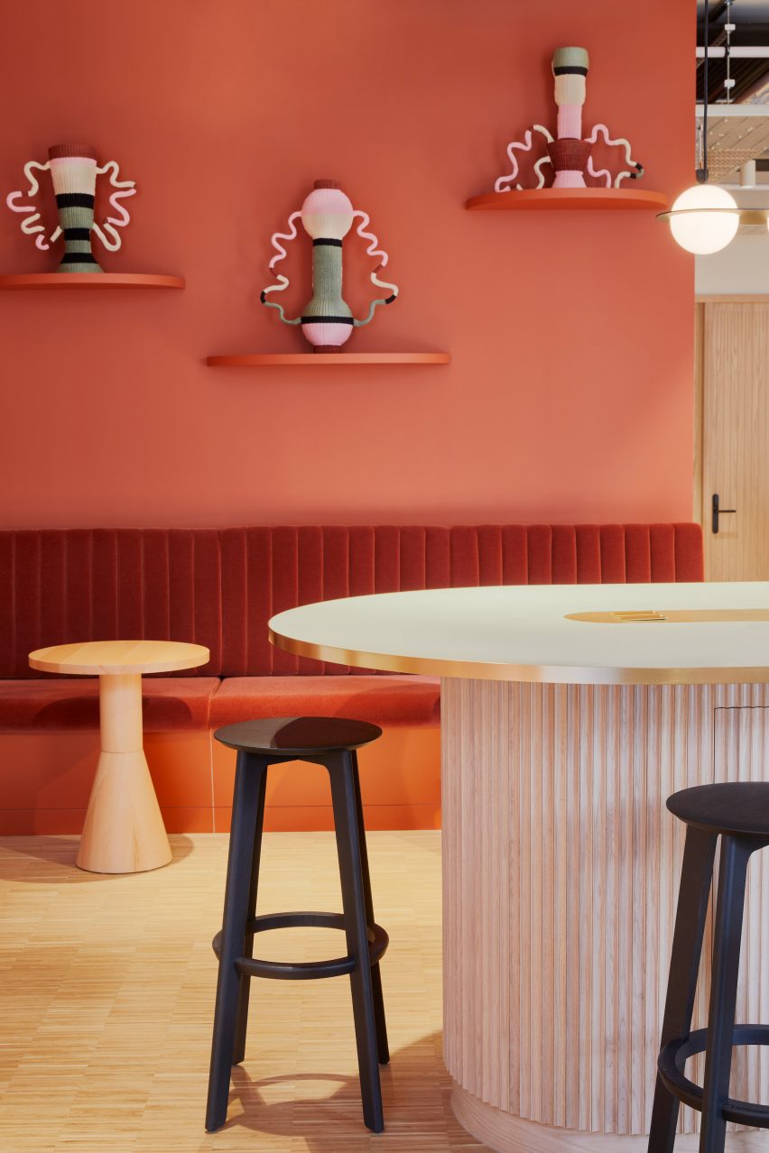 Colourful interiors with handcrafted objects