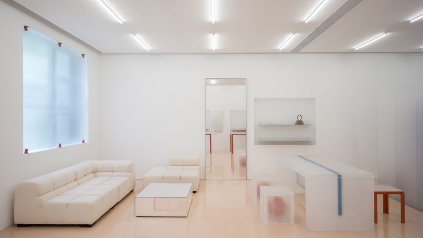 Interior of Lika Lab boutique by Say Architects