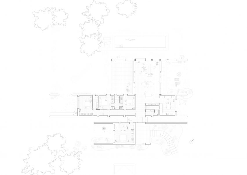 Floor plan for Lover's House by Isla Architects