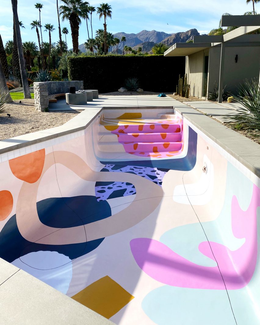 The Marrow House pool unfilled