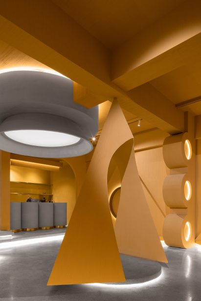 Arch in Memphis Group furniture showroom