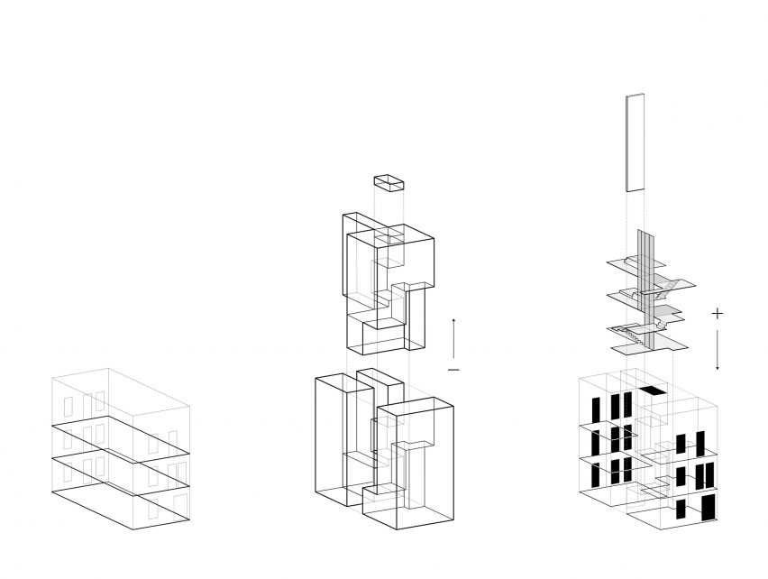 Axonometric drawing