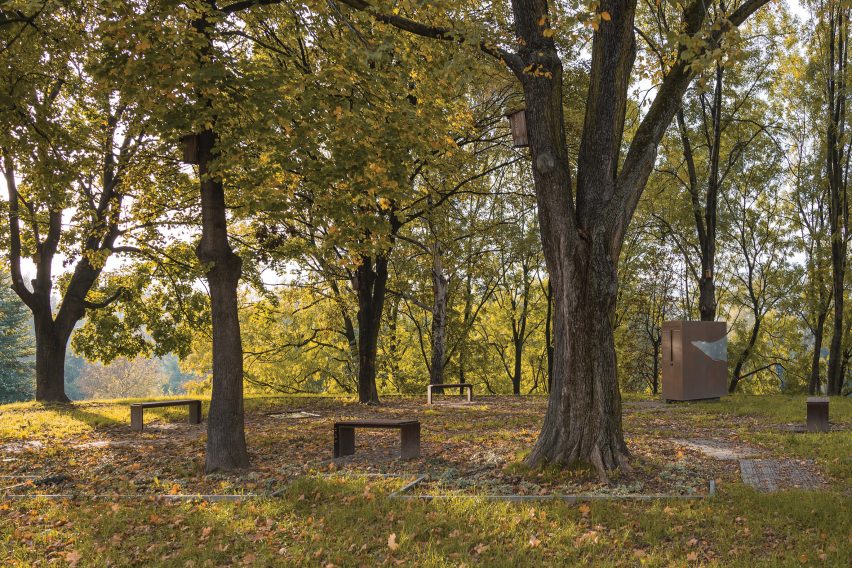 The Great Synagogue Memorial Park in Oświęcim