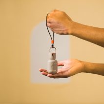 Portable hand sanitiser by Never Go Alone