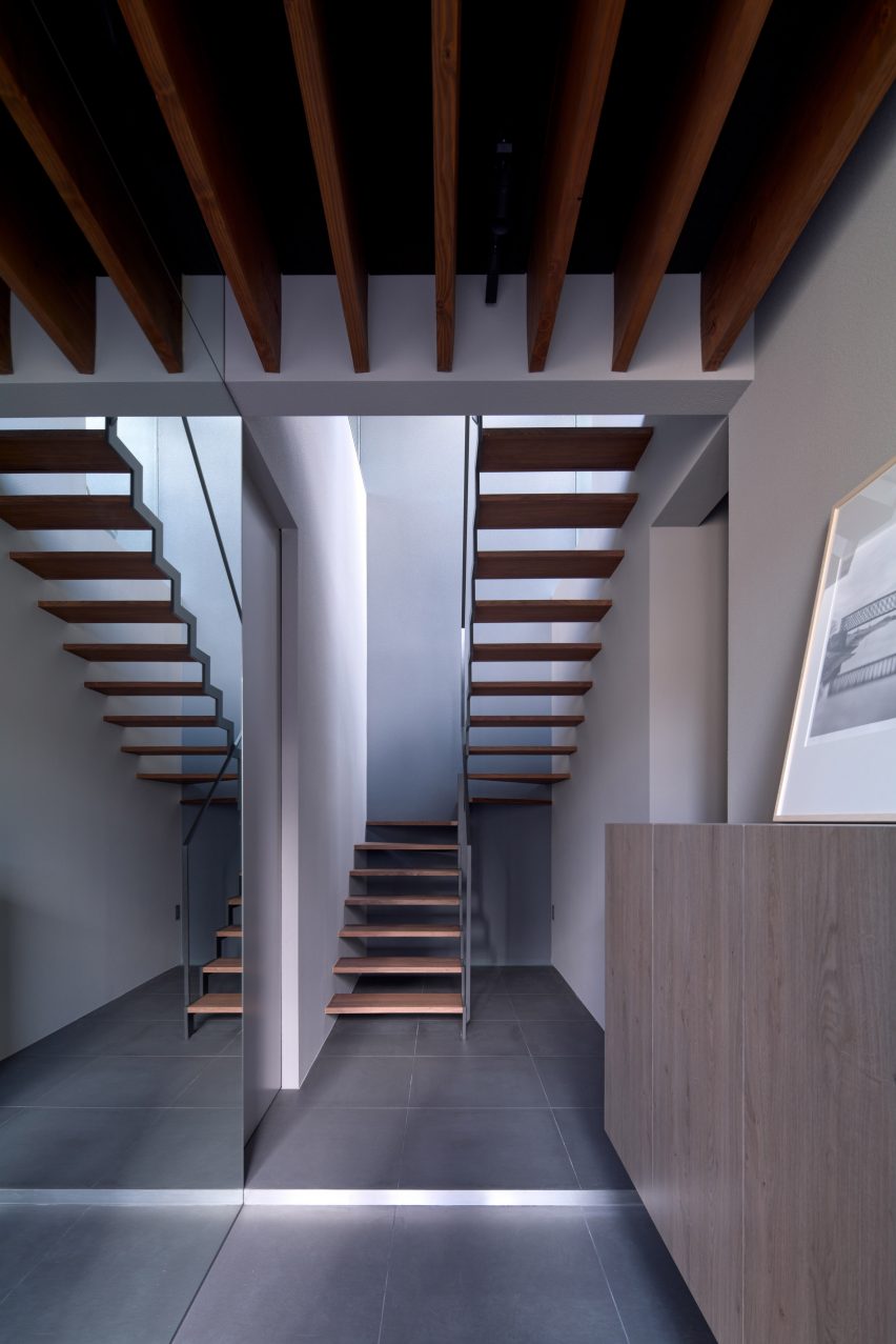 Stairs to the upper level
