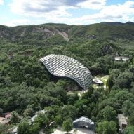 An undulating shelter in China