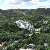 An undulating shelter in China