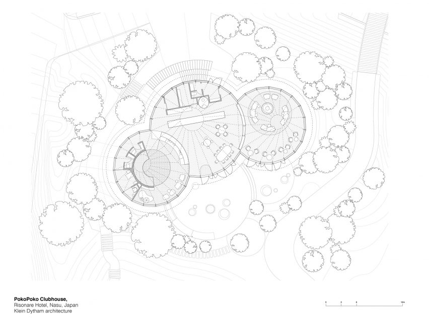 PokoPoko Clubhouse at Risonare Hotel in Japan by Klein Dytham architecture