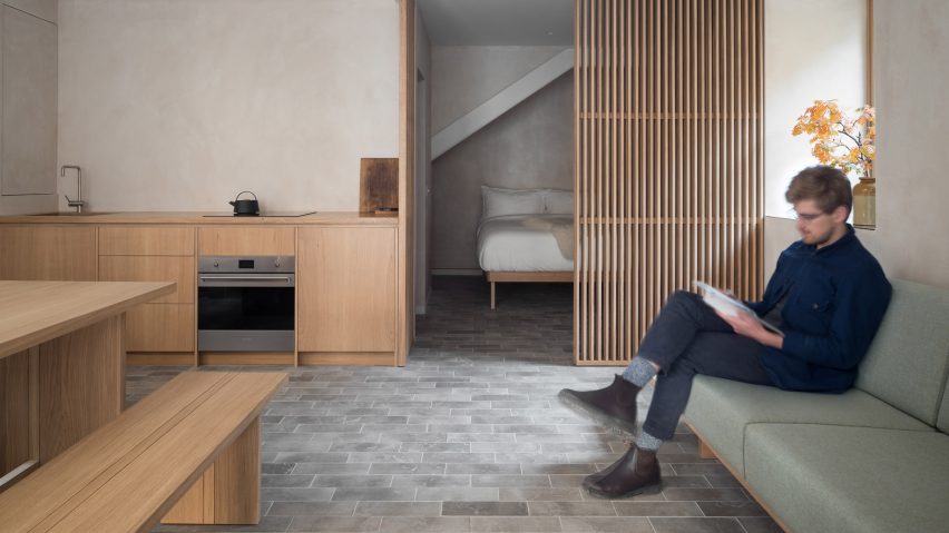 Ten calm interiors with natural clay wall finishes that don’t need painting