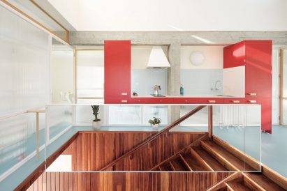 Red kitchen