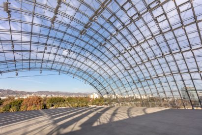 Glass dome of Acadamy Museum Sphere