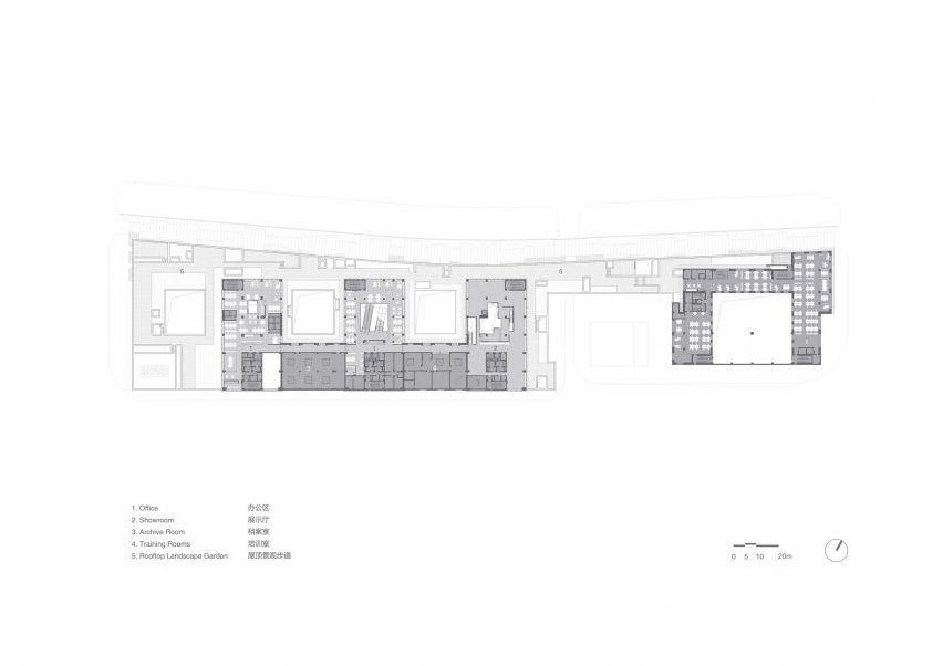 Example floor plan for Schindler City by Neri&Hu