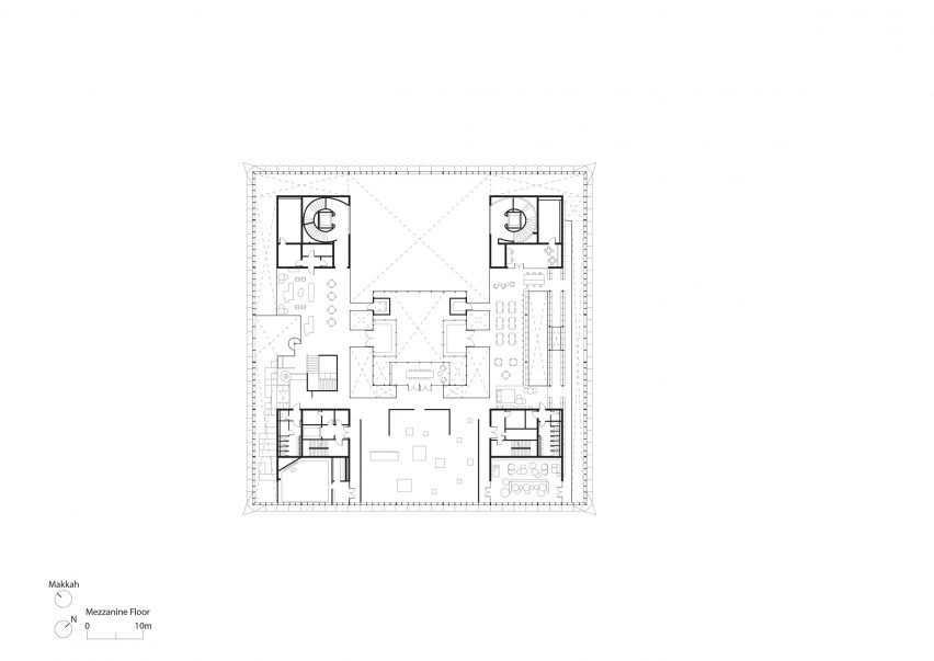 The first floor plan of The House of Wisdom