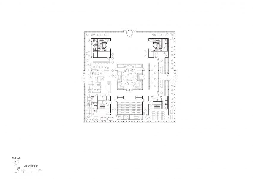 The ground floor plan of The House of Wisdom