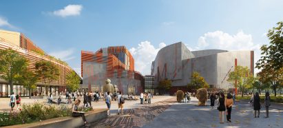 A visual of Shenzhen Conservatory of Music in China