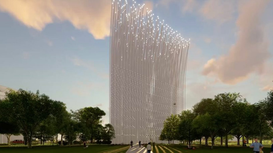SMAR Architecture Studio designs swaying light-up tower for Silicon Valley