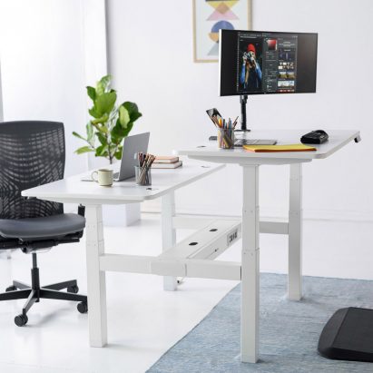SmartDesk 2 by Autonomous in a white finish