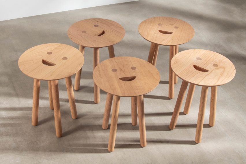 Smile Stool by Jaime Hayon for Benchmark