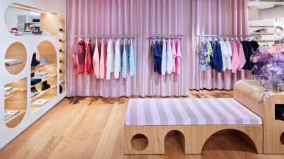 Striped lilac zone of the Moniker Men's section