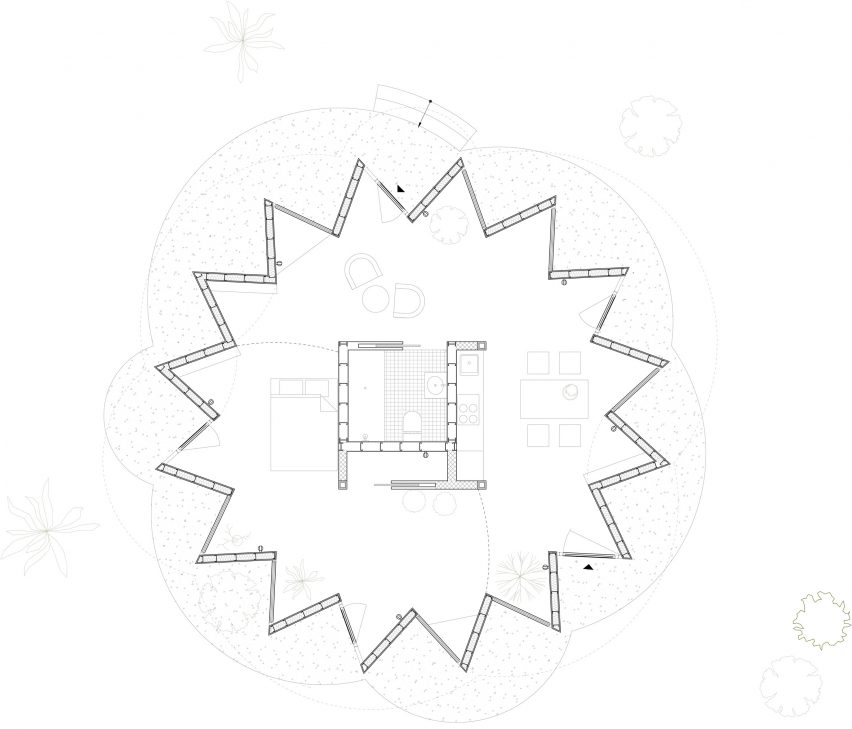 Plans for Pebble House