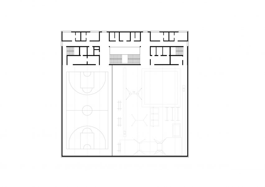 Upper level plan