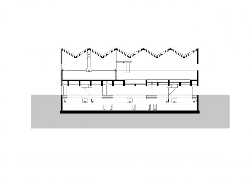 Section of building