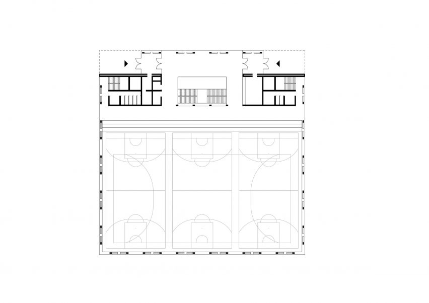 Ground level plan